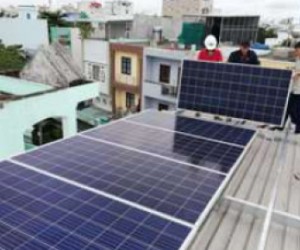 Hệ thống điện mặt trời anh Tùng- Quận 8