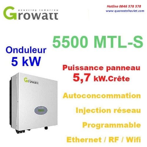 Growatt 5000TL3-S, Biến tần Gowatt, Biến tần Gowatt 5kw