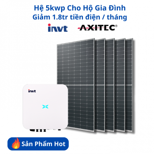  Điện mặt trời mái nhà Biên Hòa- Hệ 5kw, lời 1.8tr/tháng
