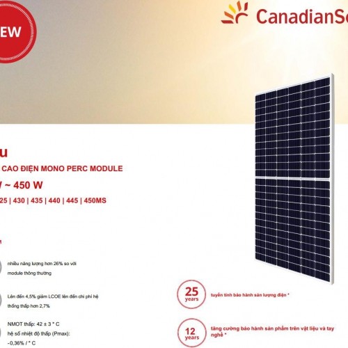 Pin Canadian mono 440w